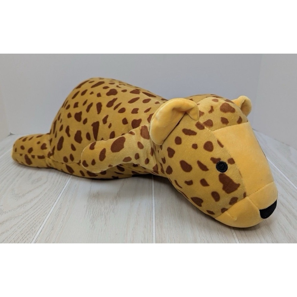 Pillowfort Yellow Spotted Weighted Cheetah Pillow Plush 19"